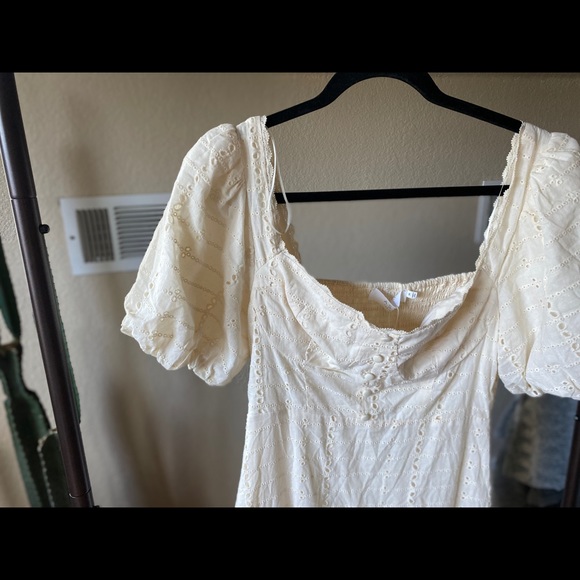 NWT | ASTR | Ivory Eyelet Maxi Dress - Picture 8 of 13